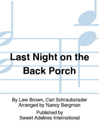 Book cover for Last Night on the Back Porch