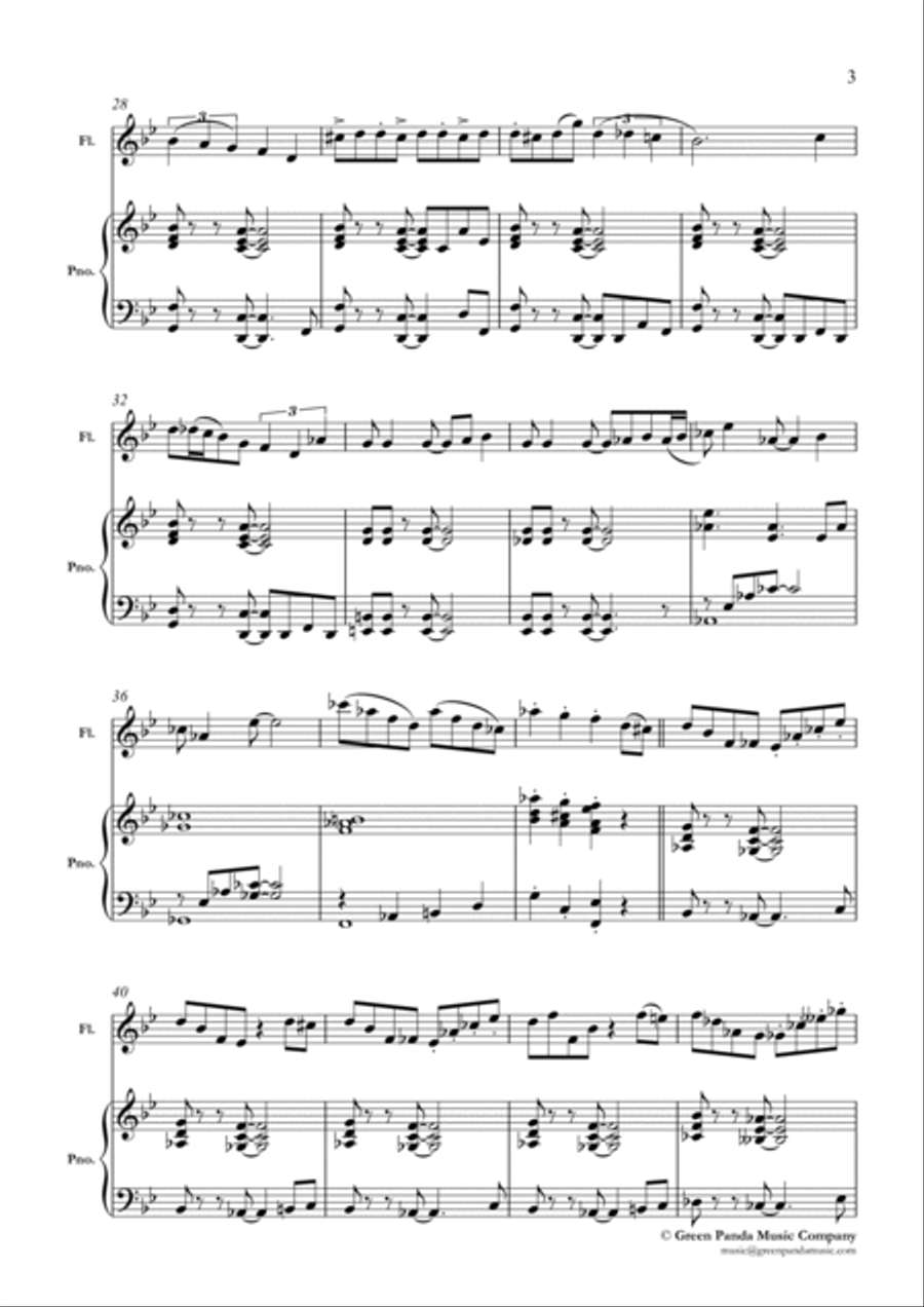 Americana Flute Solo scores gallery preview page 3
