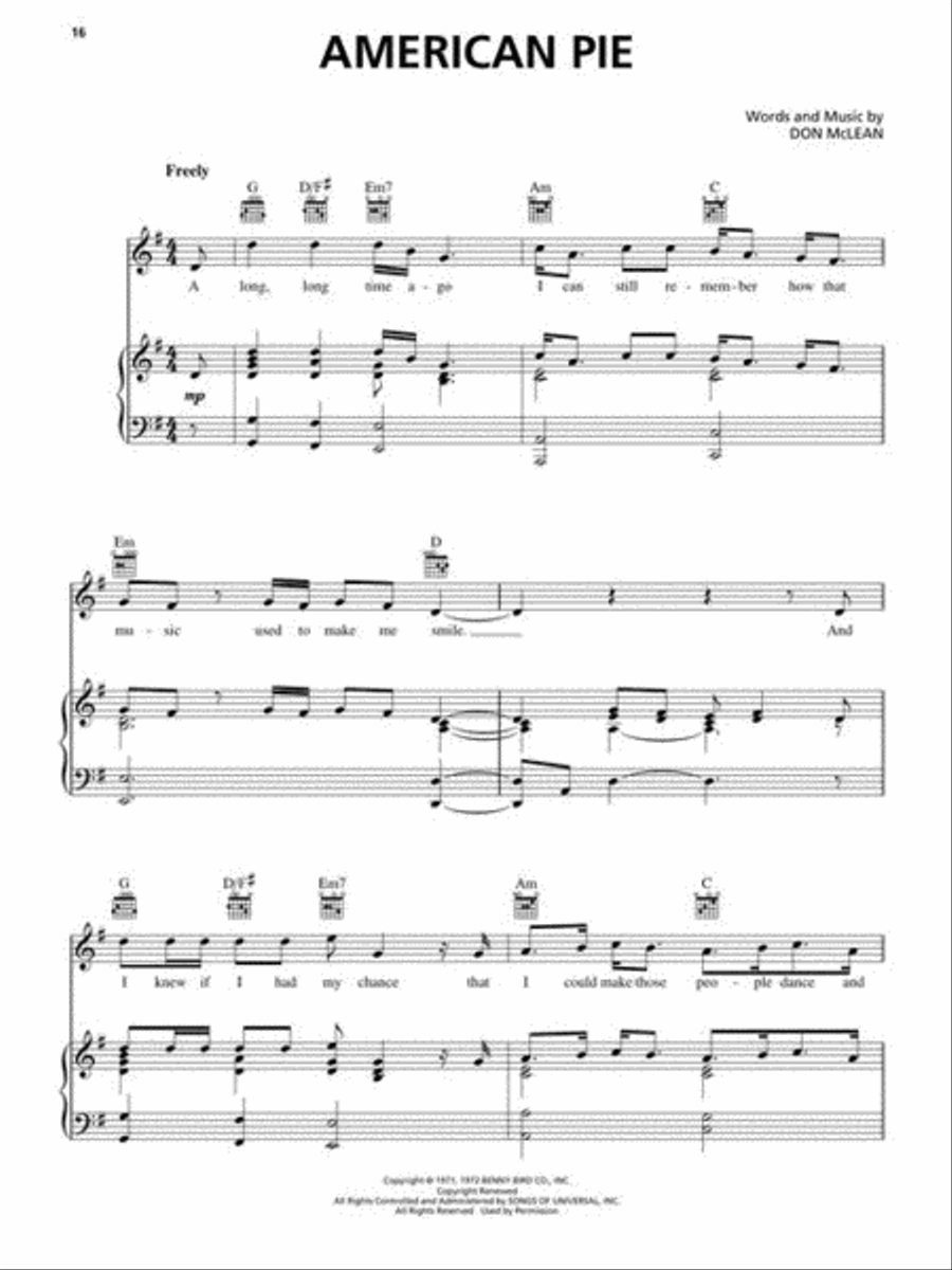The Most Requested Songs of the '70s Piano, Vocal, Guitar scores gallery preview page 8