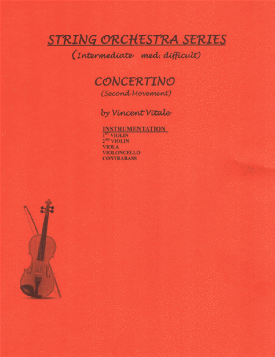 CONCERTINO (2nd Movement) Chamber Music scores gallery preview page 2