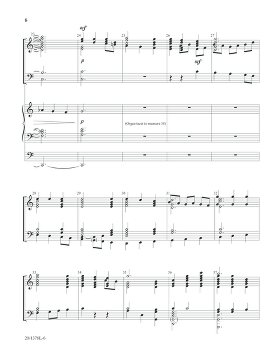 Alleluia! The Strife Is O'er - Organ/HB Score
