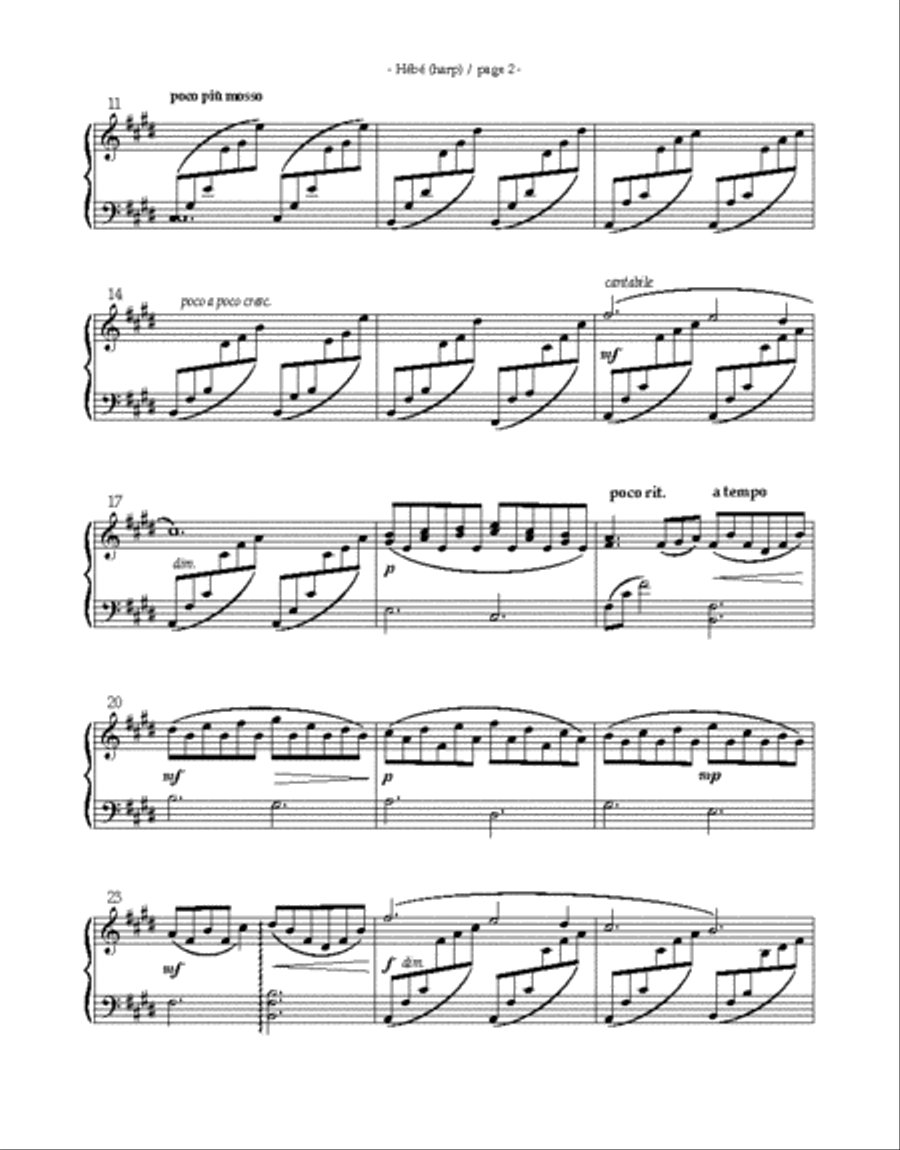 Hebe Harp scores gallery preview page 3
