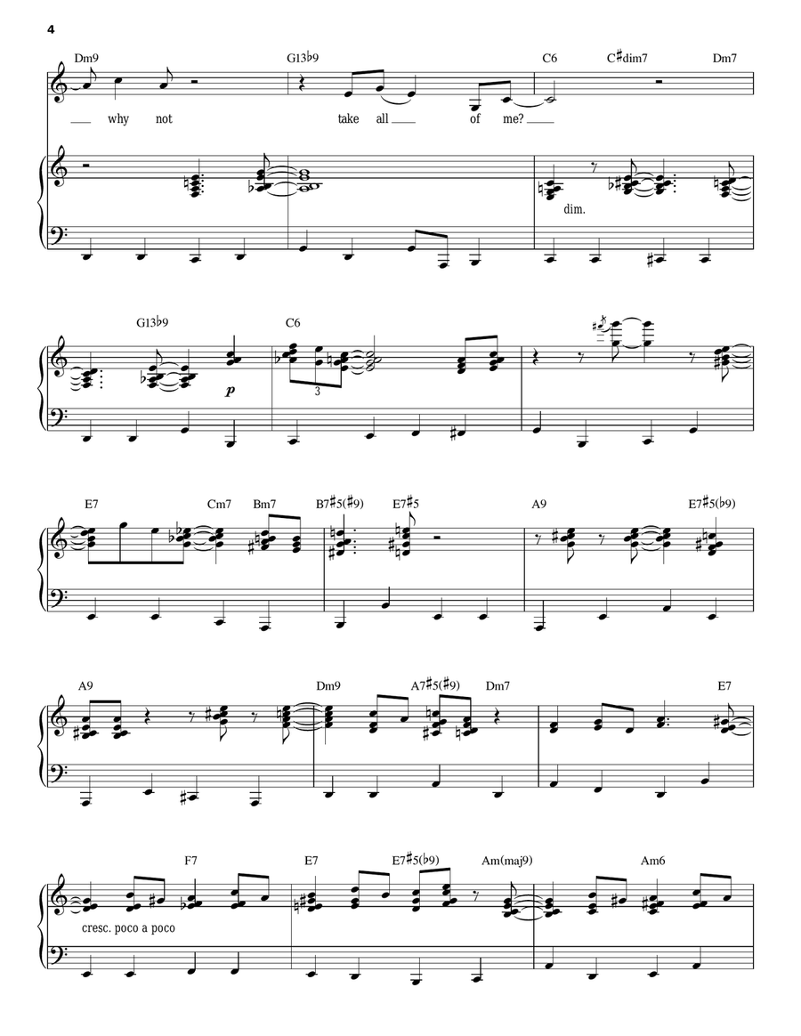 All Of Me Piano, Vocal scores gallery preview page 4