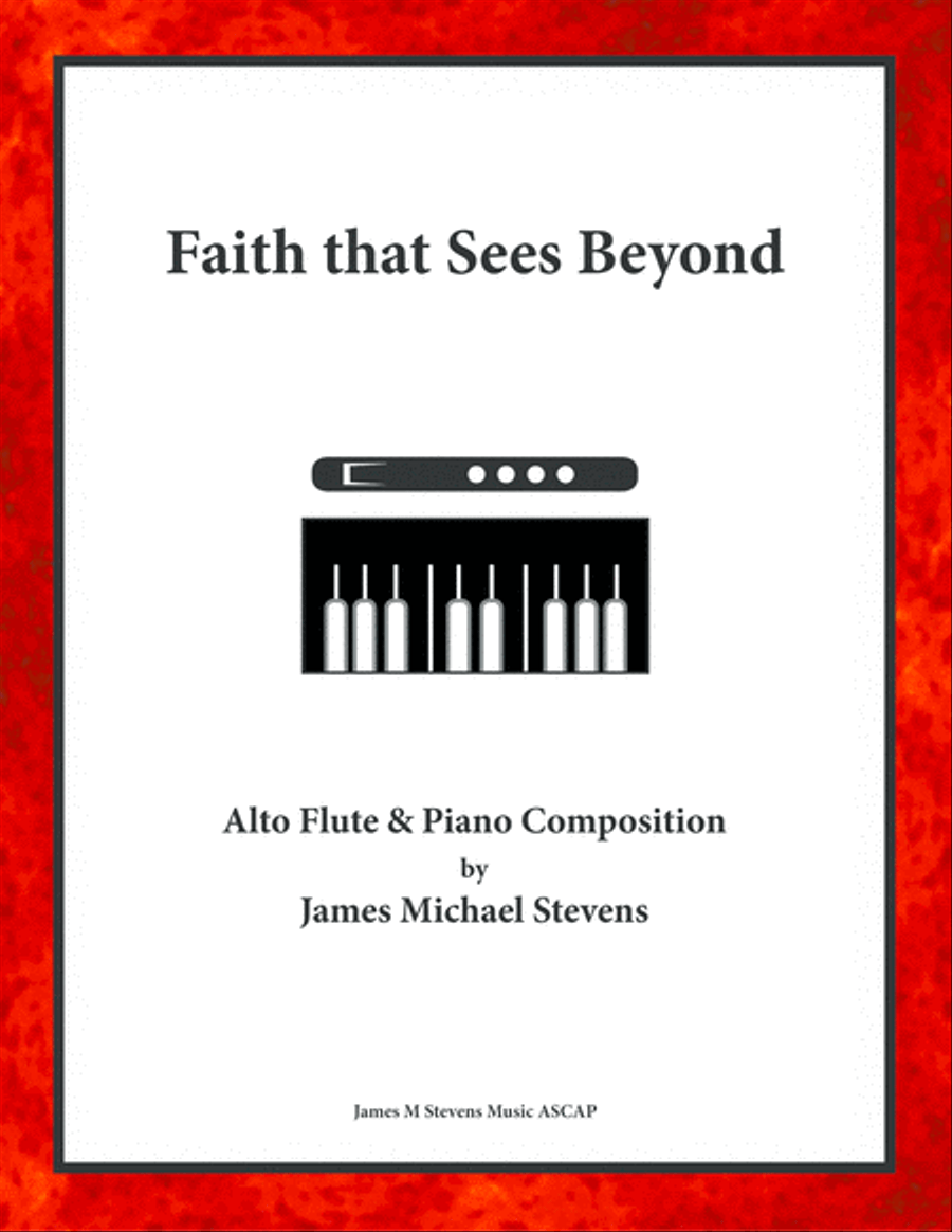Faith that Sees Beyond - Alto Flute & Piano Flute Solo scores gallery preview page 1