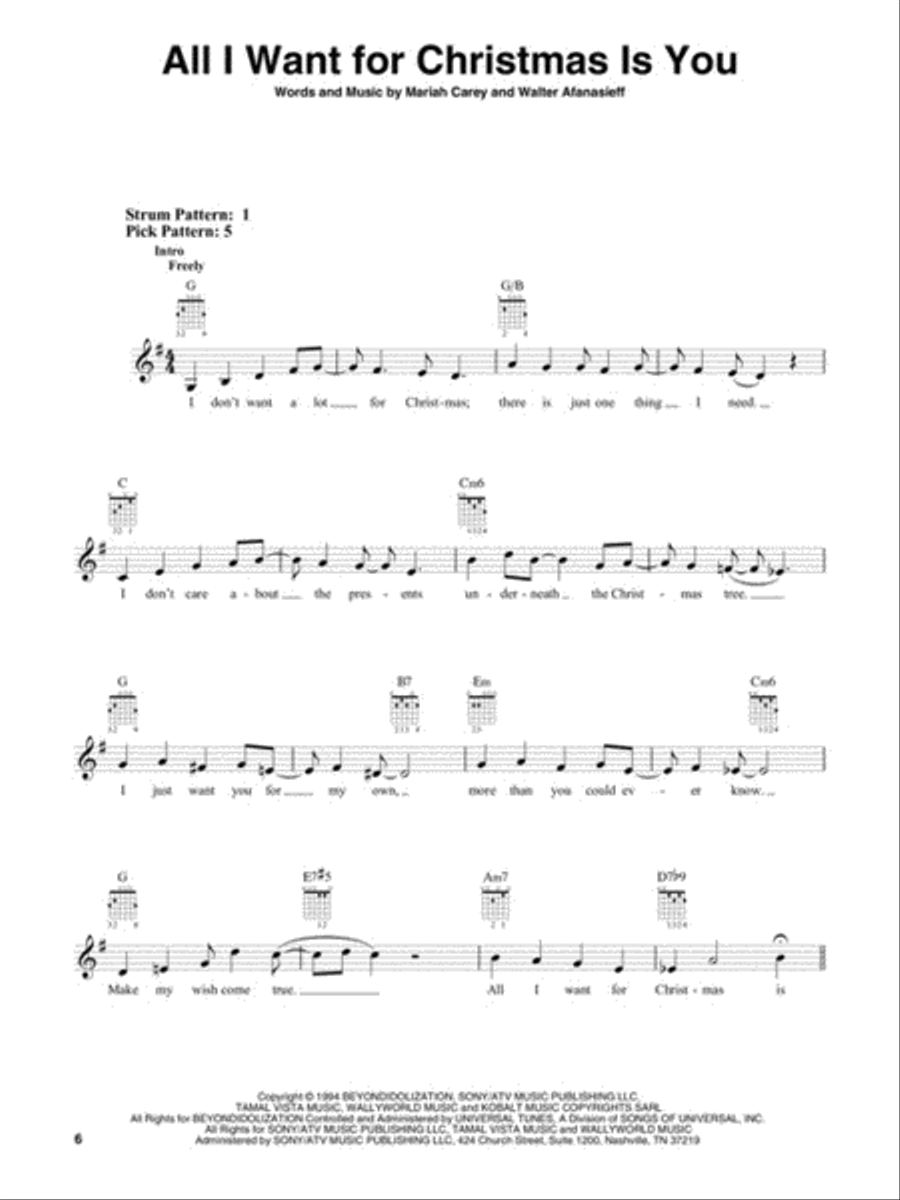 The Ultimate Guitar Christmas Fake Book – 2nd Edition Guitar scores gallery preview page 5