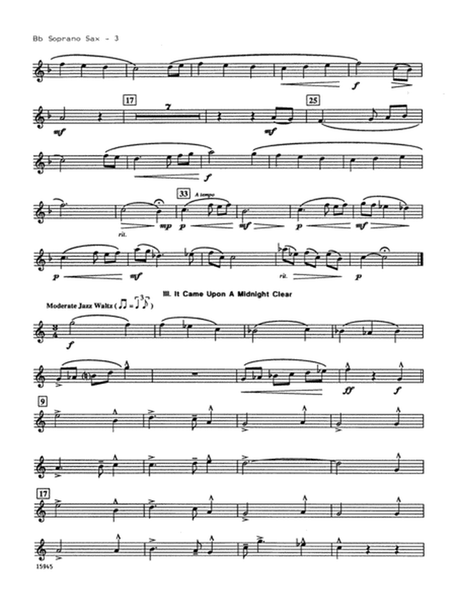 Christmas Jazz Favorites #1 - Bb Soprano Sax