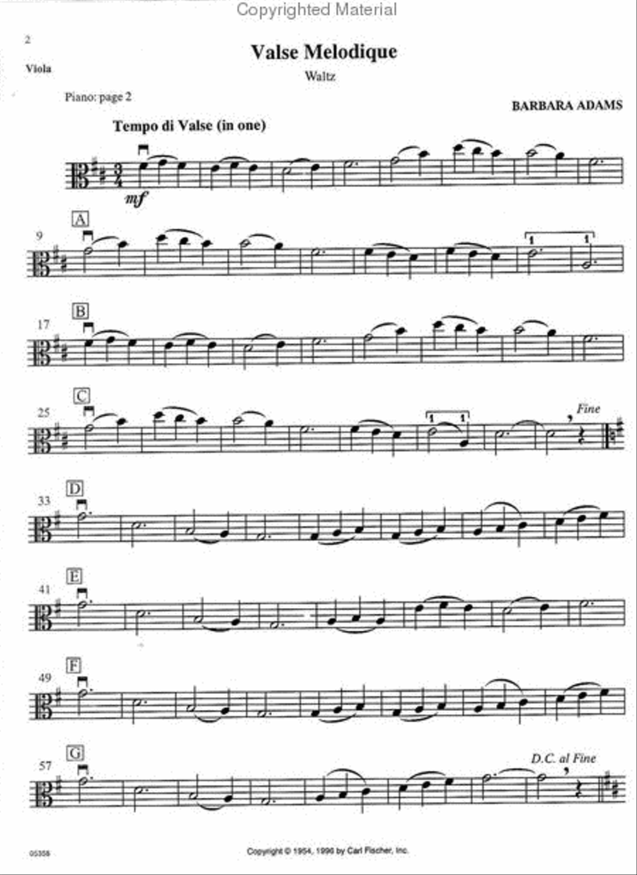 Melody Book For Strings String Orchestra scores gallery preview page 2