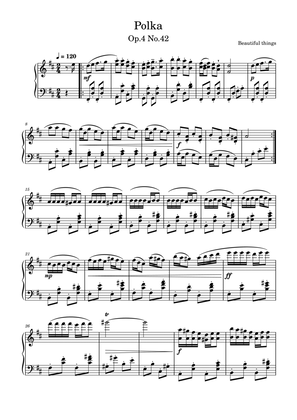 Polka-Beautiful things Op.4 No.42