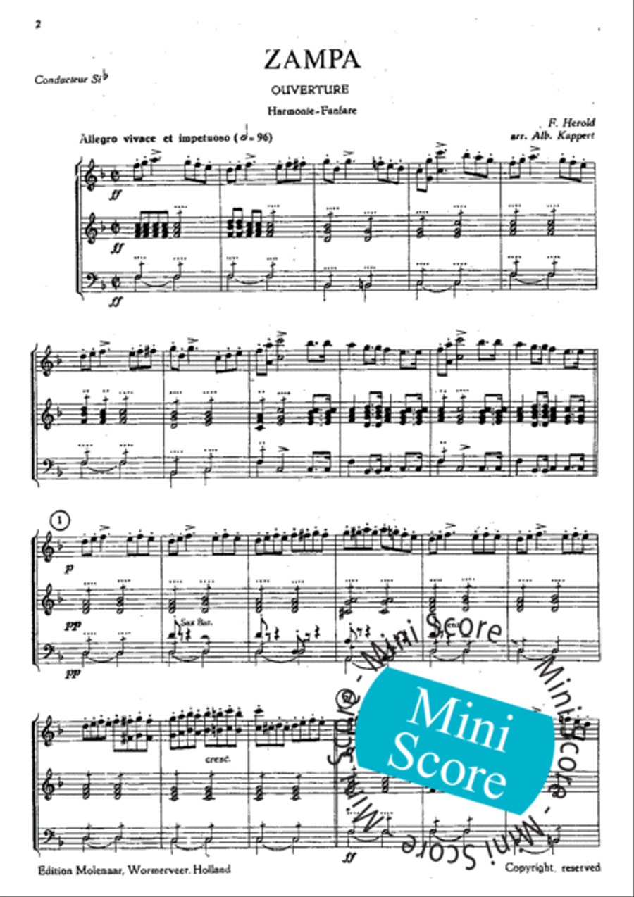 Zampa Zampa Concert Band scores gallery preview page 7