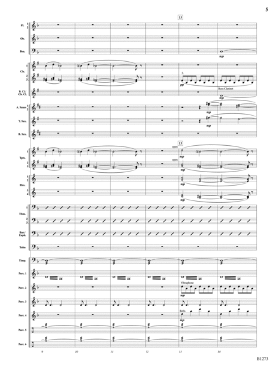New Dawn: Score Concert Band scores gallery preview page 5
