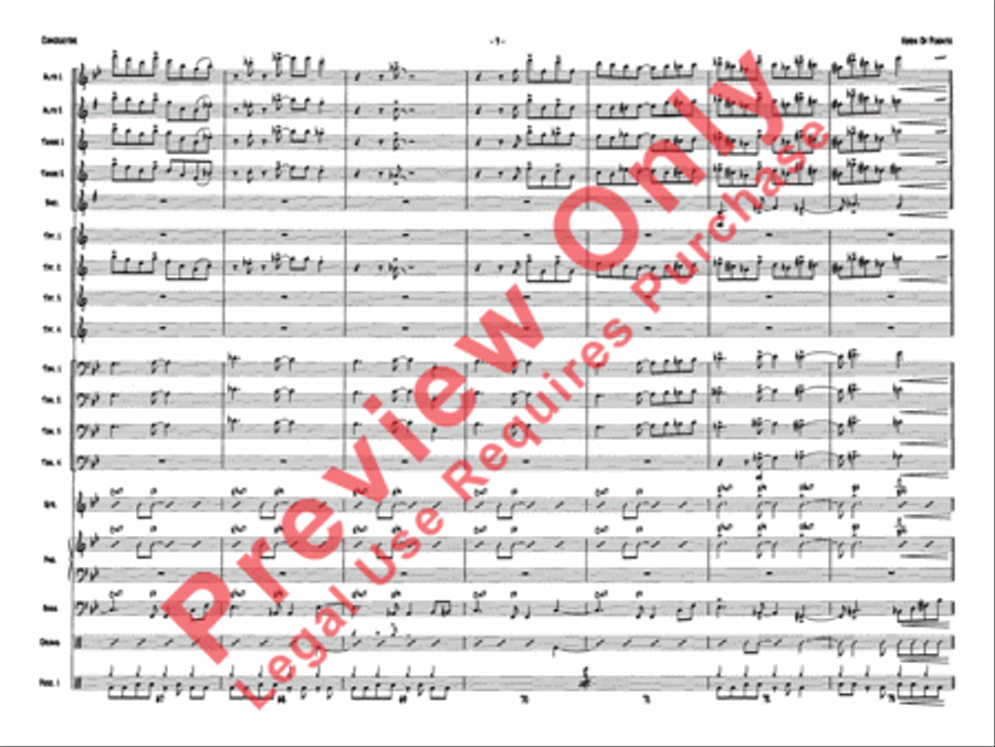 Horn of Puente Jazz Ensemble scores gallery preview page 12