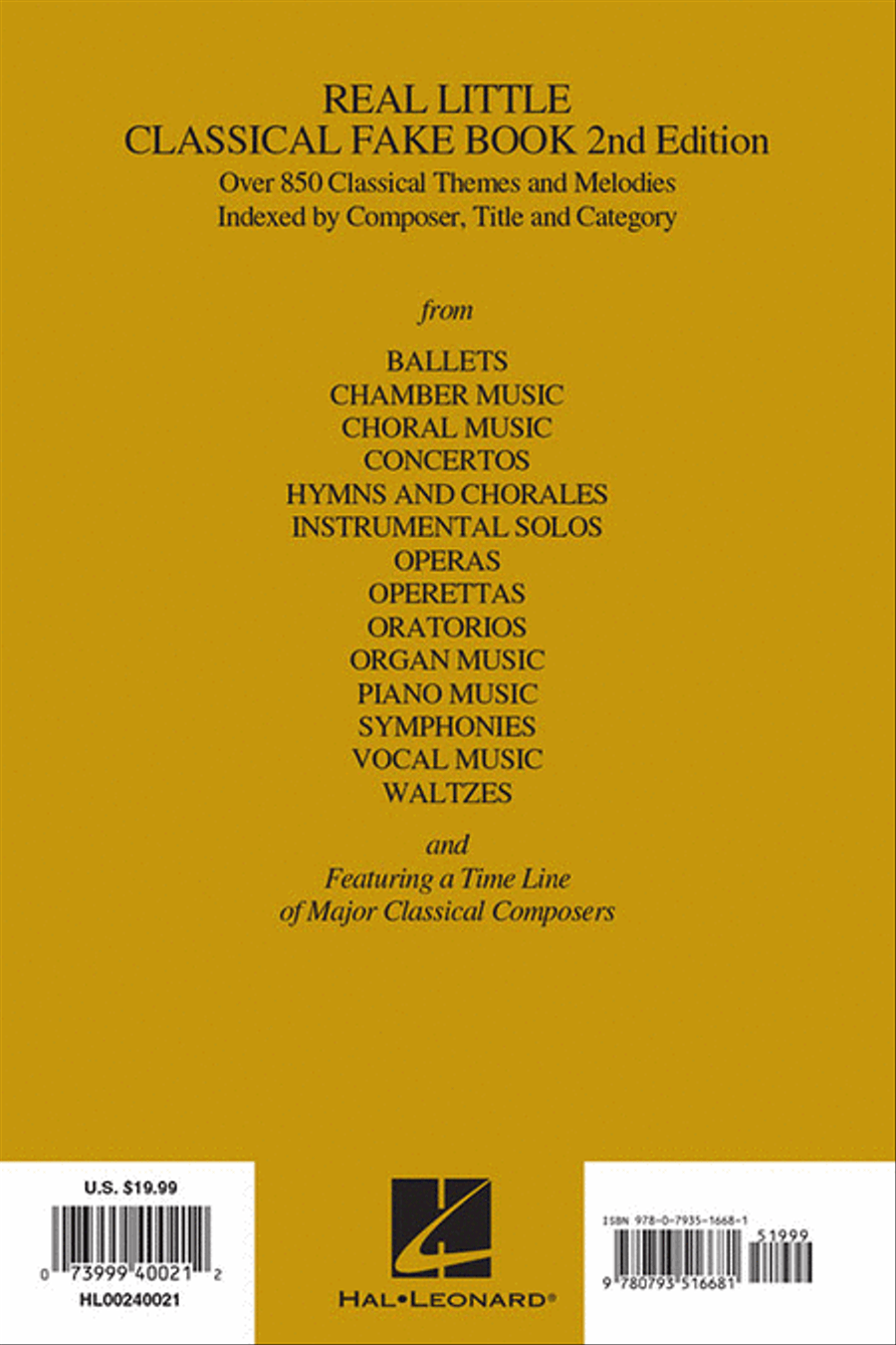 The Real Little Classical Fake Book - 2nd Edition Piano scores gallery preview page 5