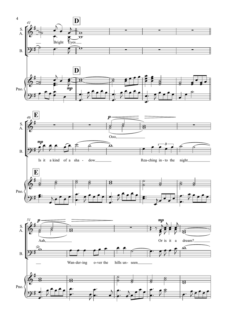 Bright Eyes 3-Part scores gallery preview page 4