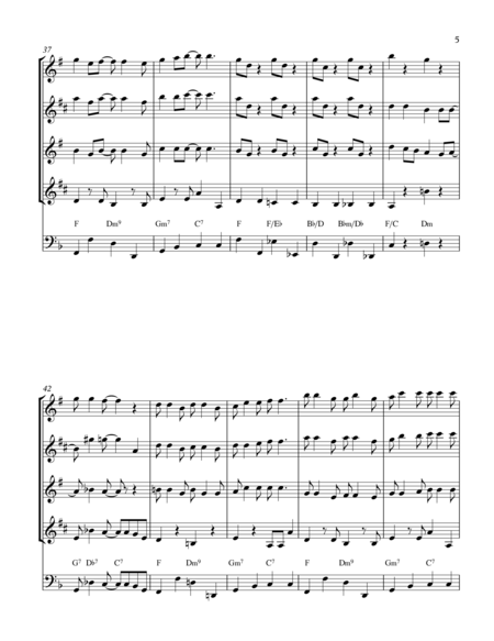 Let's Call the Whole Thing Off (SATB Sax Quartet) image number null