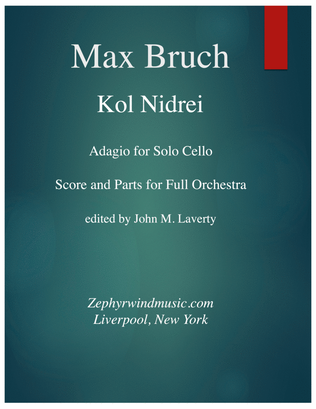 Kol Nidrei for Solo Cello and Orchestra