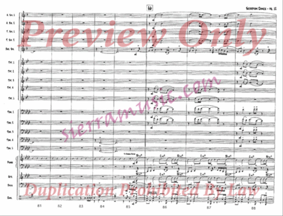 Scorpion Dance Scorpion Dance Jazz Ensemble scores gallery preview page 13