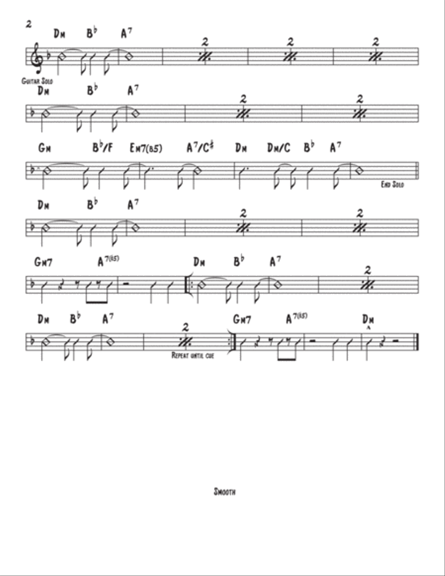 Smooth Piano, Vocal, Guitar scores gallery preview page 2