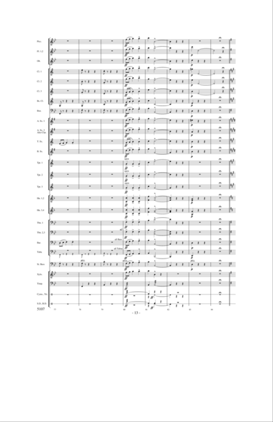 Slavonic Dance No. 1 Slavonic Dance No. 1 Concert Band scores gallery preview page 12