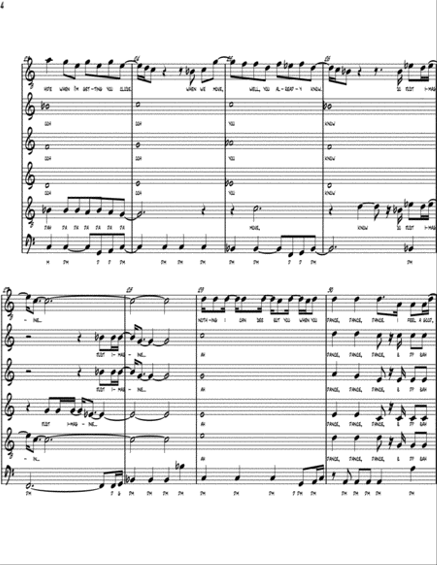 Can't Stop The Feeling from TROLLS 4-Part scores gallery preview page 4