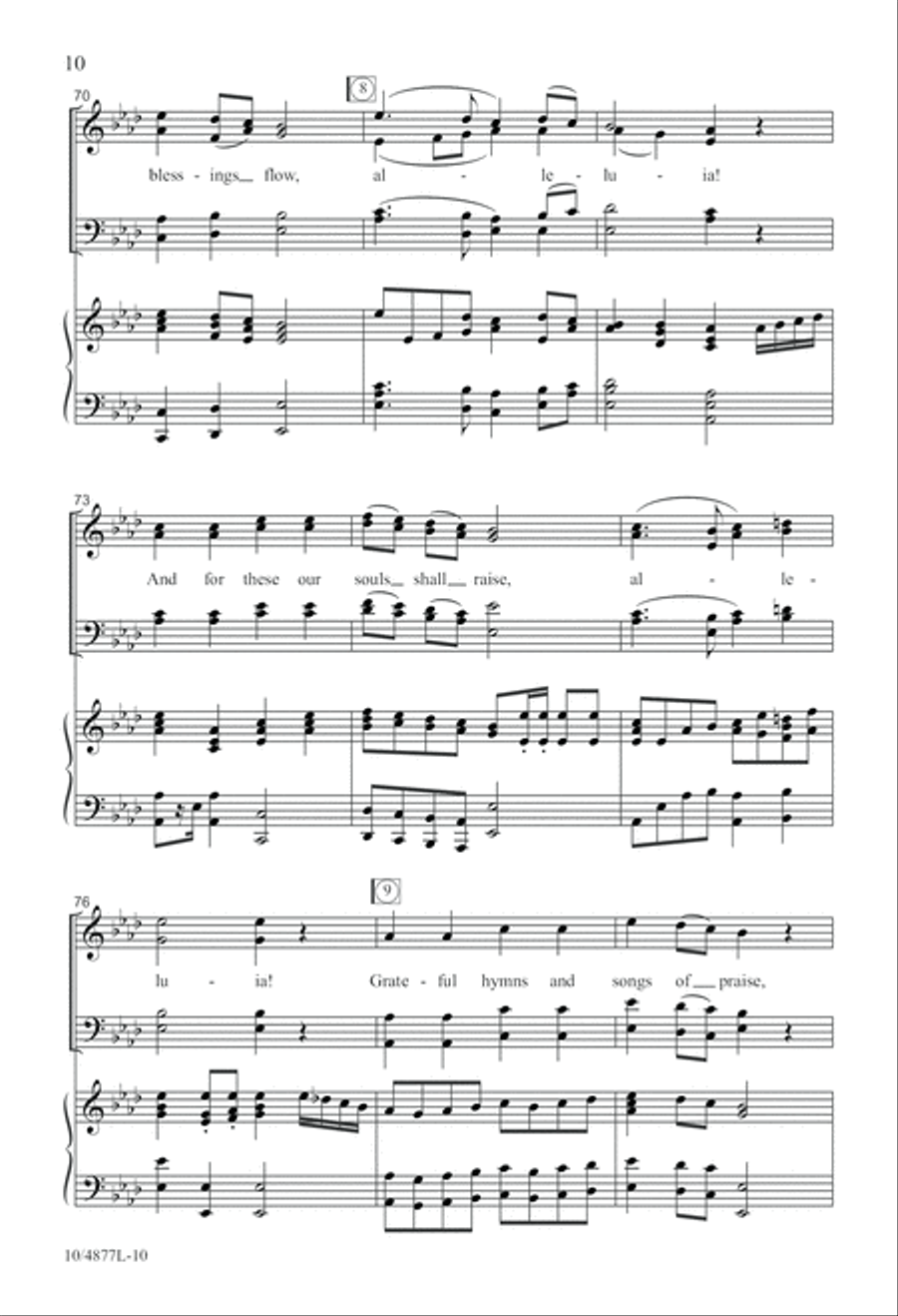 Praise to God, Immortal Praise 4-Part scores gallery preview page 10