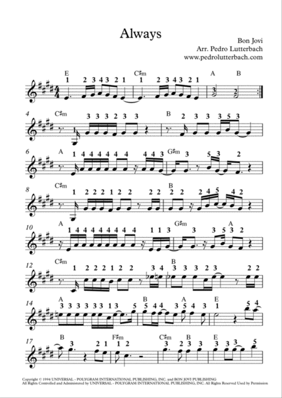 Always Always Easy Piano scores gallery preview page 1