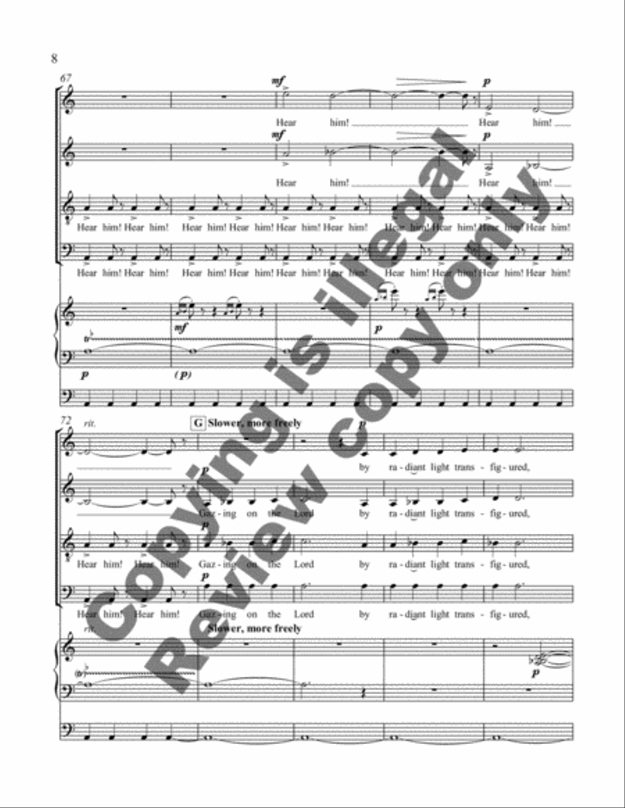 Dazzling as the Sun Dazzling as the Sun 4-Part scores gallery preview page 20