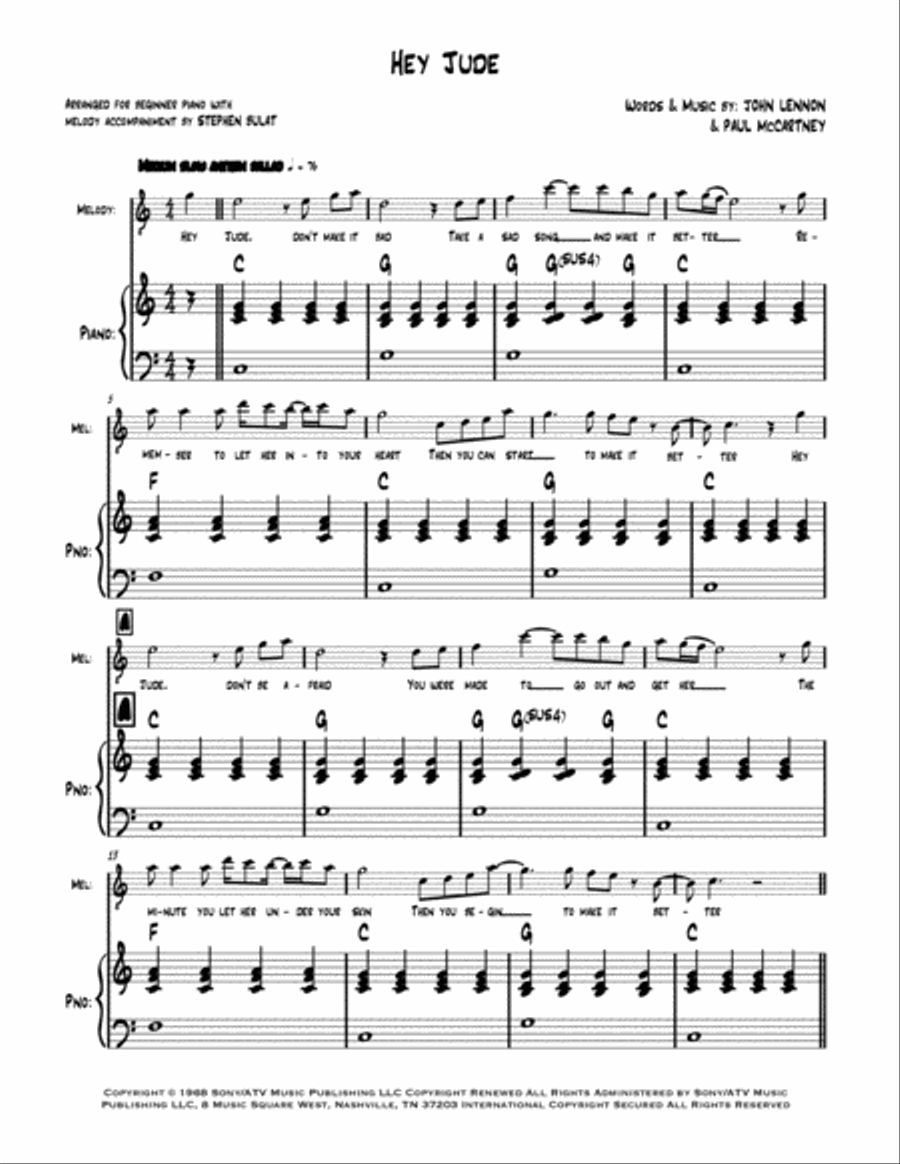 Hey Jude Large Ensemble scores gallery preview page 2
