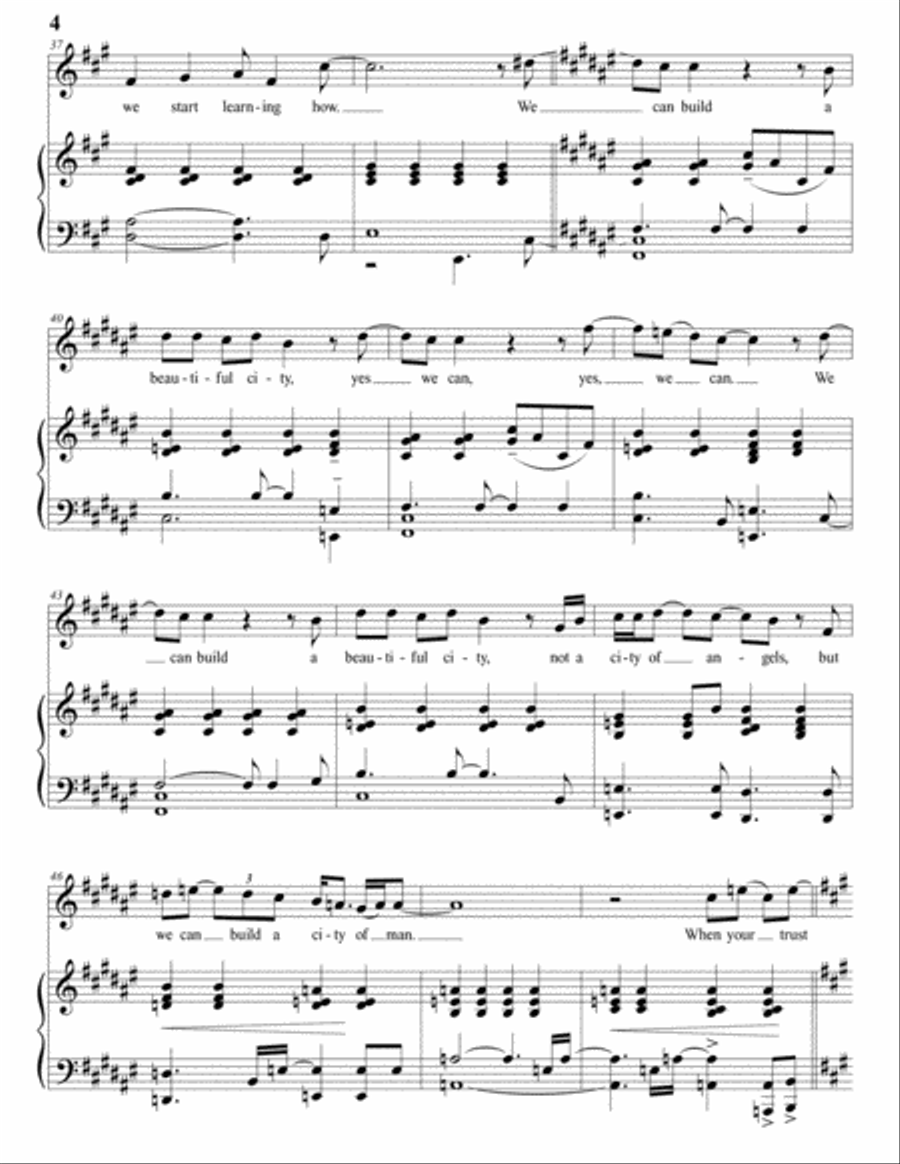 Beautiful City Beautiful City Voice scores gallery preview page 5