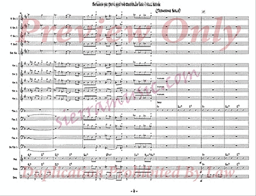 Between The Devil And The Deep Blue Sea Jazz Ensemble scores gallery preview page 7