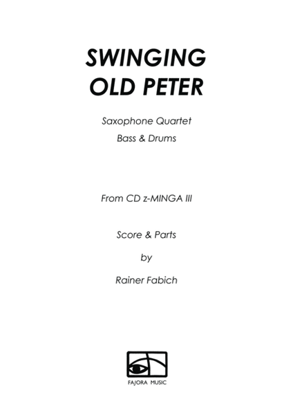 SWINGING OLD PETER for Saxophone Quartet image number null