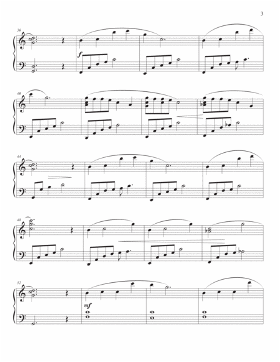Happy Birthday, My Dear Happy Birthday, My Dear Piano Solo scores gallery preview page 3