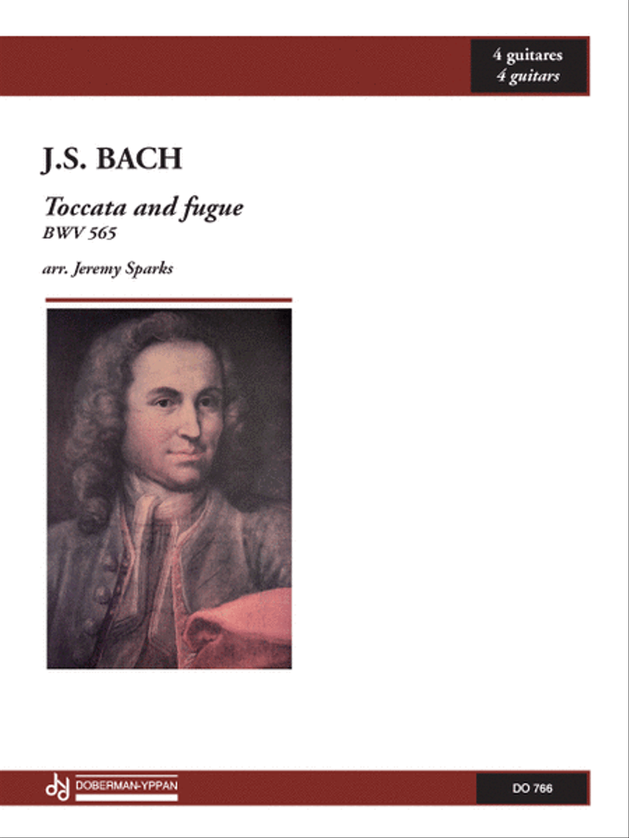 Toccata and Fugue Guitar Ensemble scores gallery preview page 1