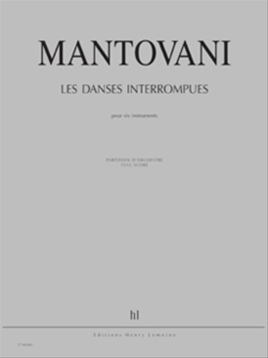 Les Danses Interrompues Score scores gallery preview page 1