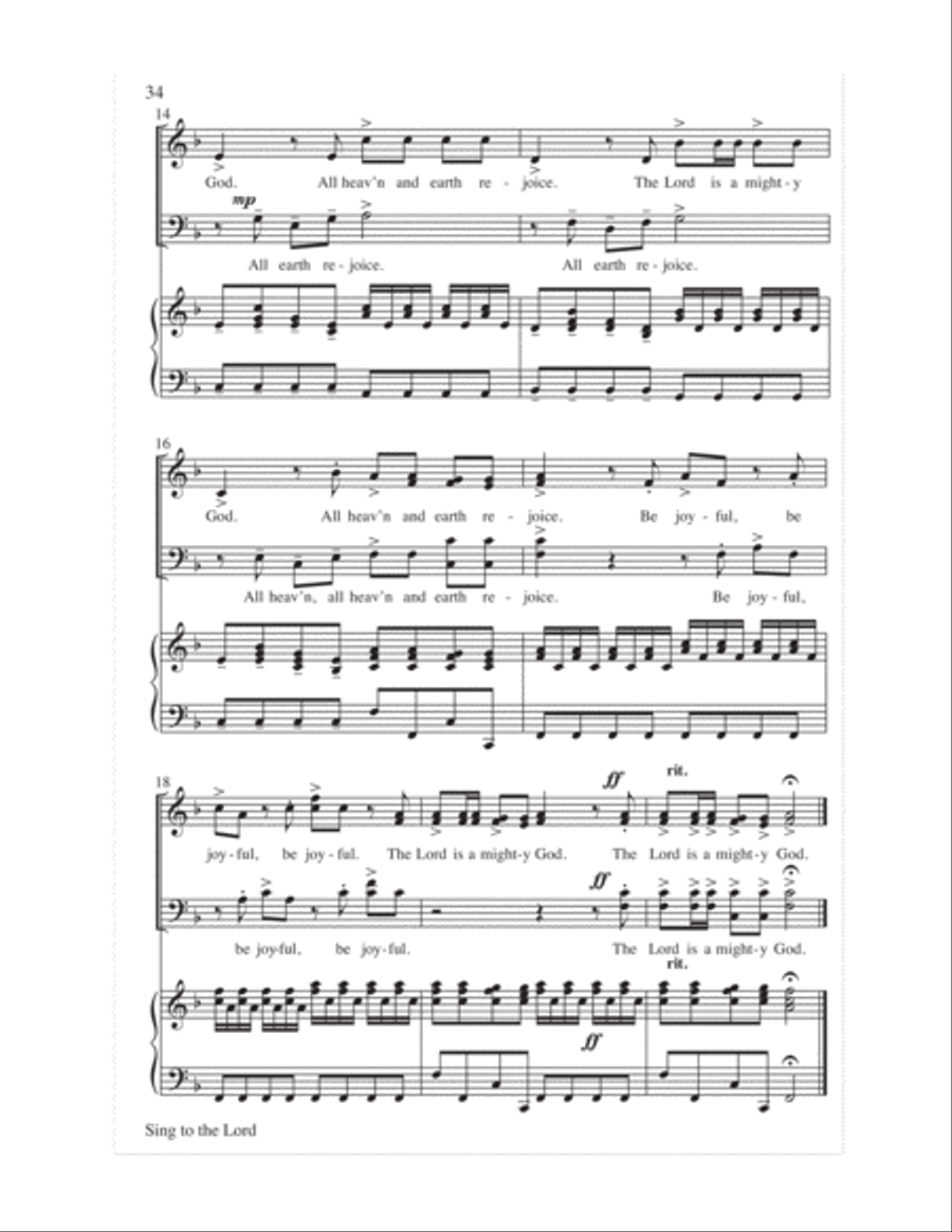 Worship Openers: Introits that Work!, Vol. 2 4-Part scores gallery preview page 36