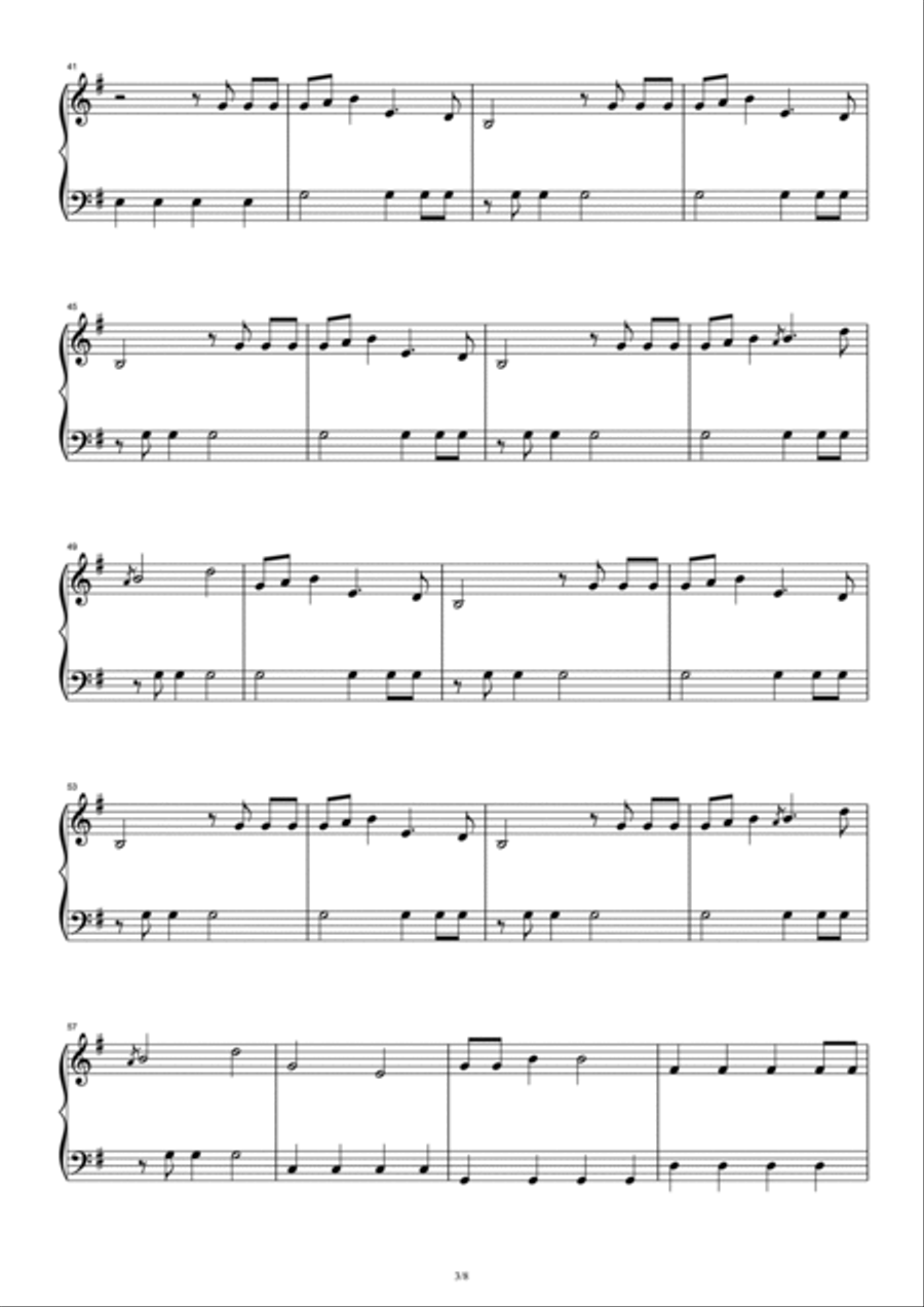 Bad Blood Piano Solo scores gallery preview page 3