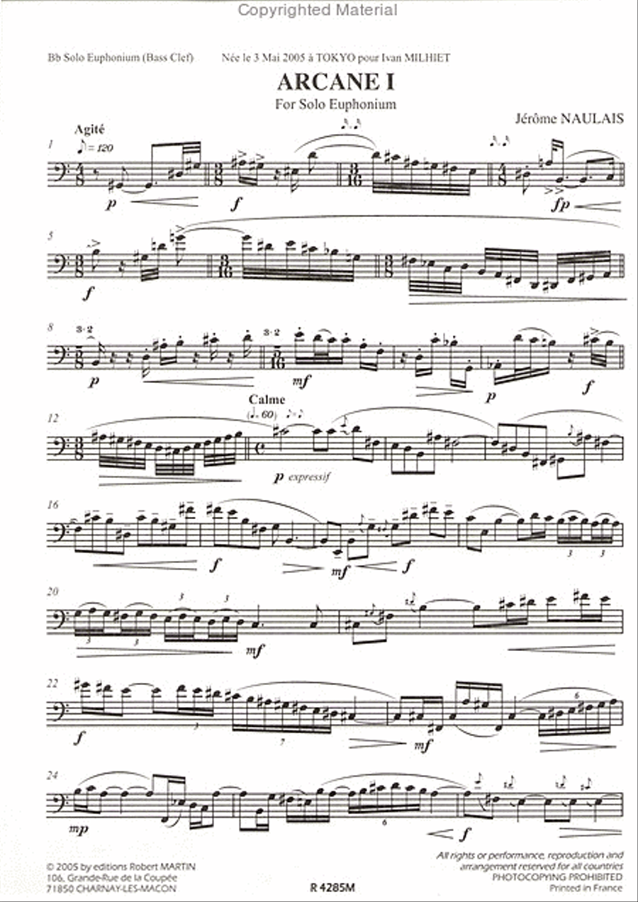 Arcane I Tuba scores gallery preview page 2