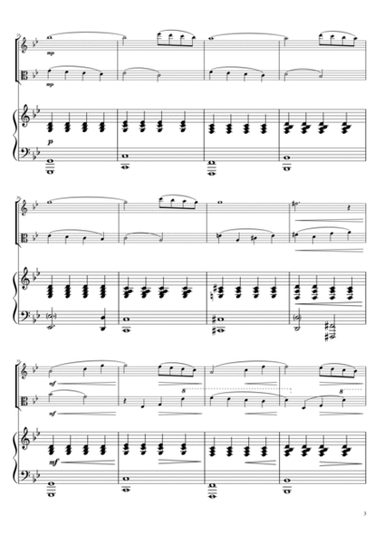 Caccini "Ave Maria" Piano trio ,violin & viola  image number null