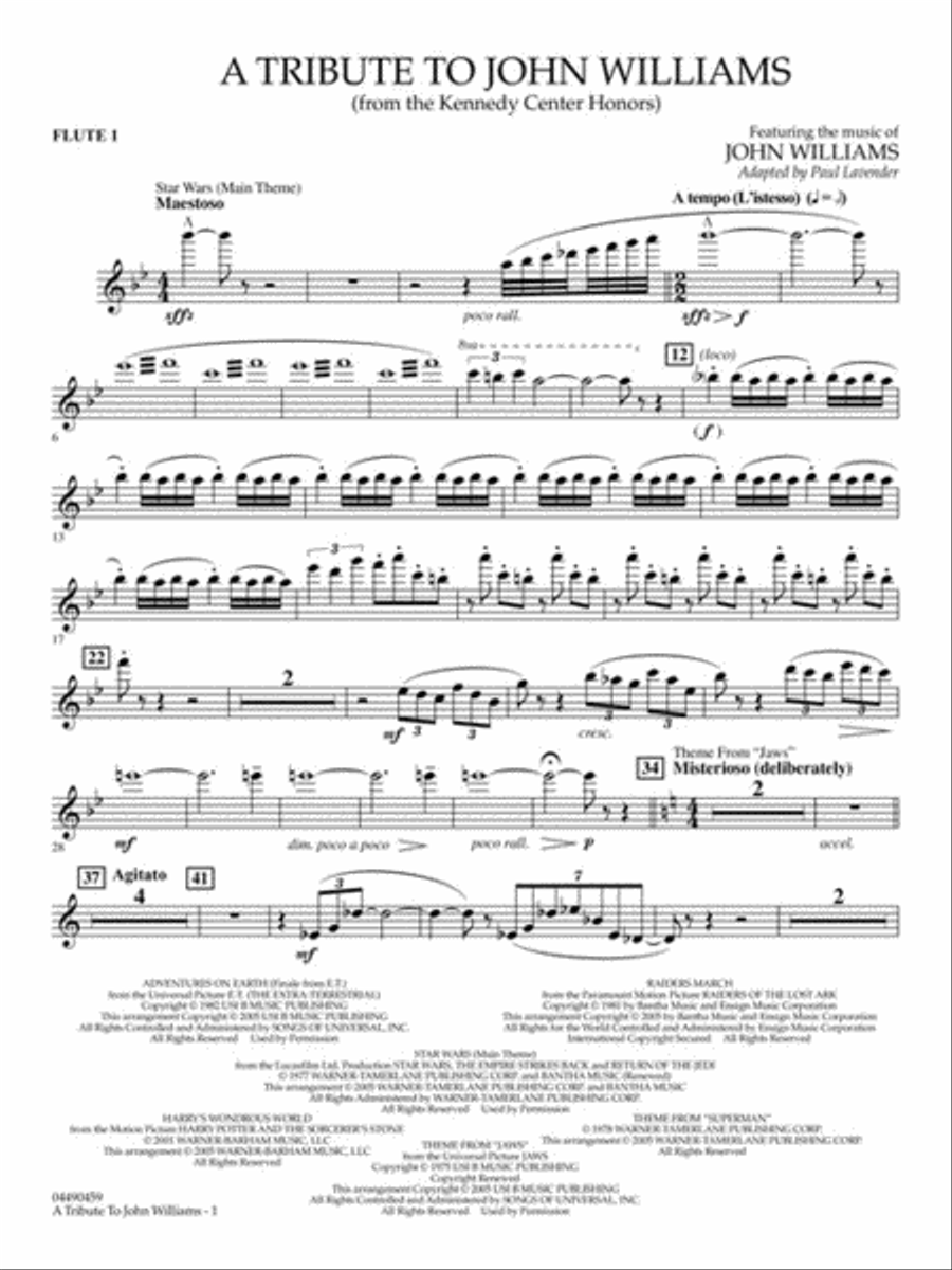 A Tribute to John Williams Full Orchestra scores gallery preview page 4