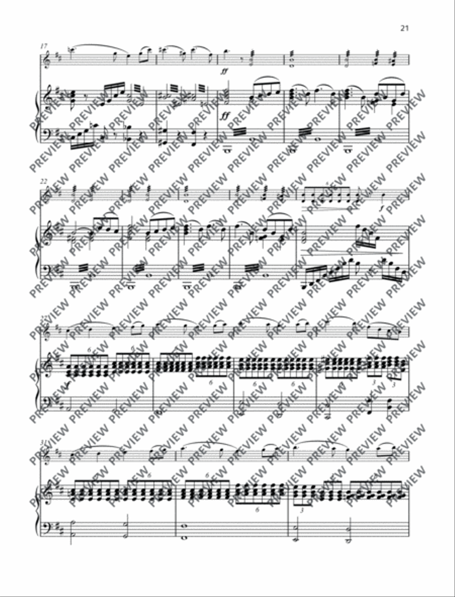Swan Lake Violin Solo scores gallery preview page 3