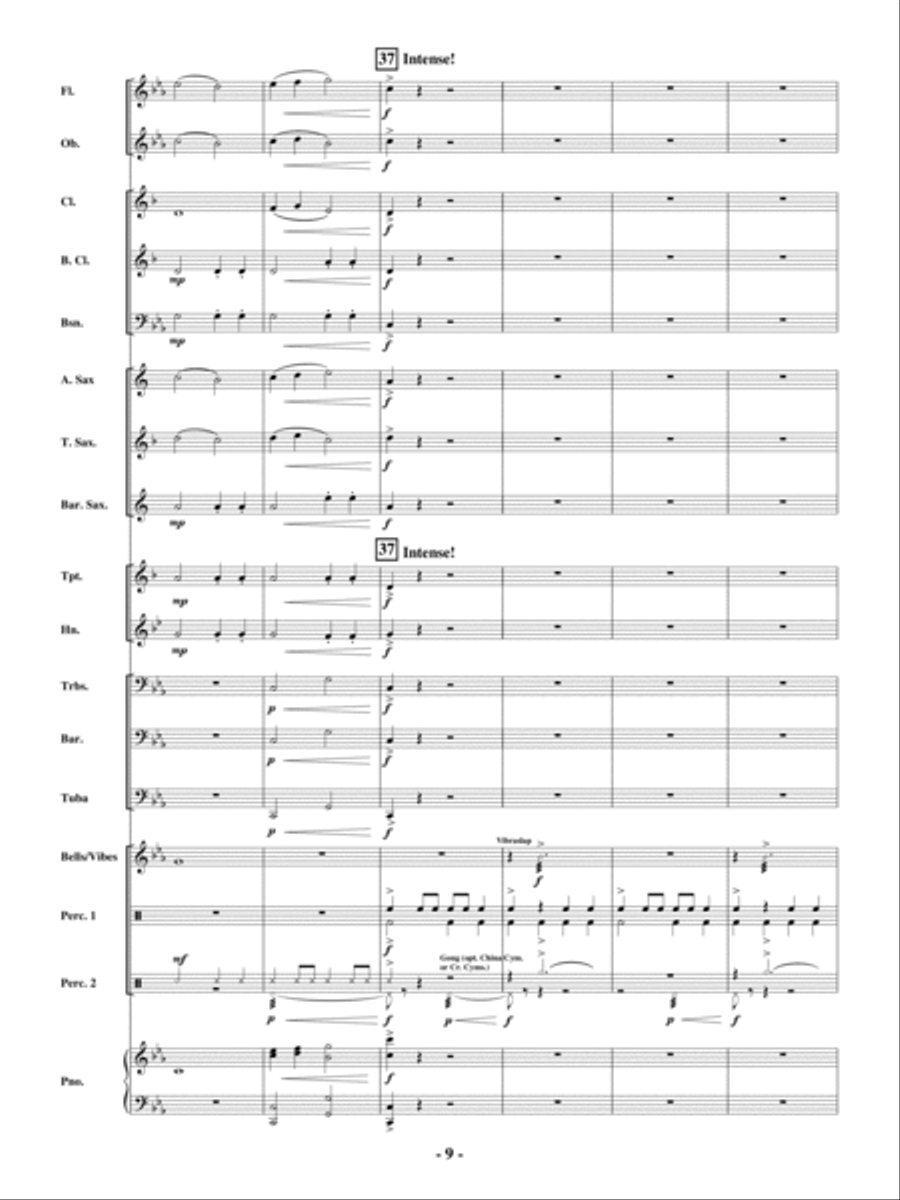 Robin Hood and the Golden Arrow Concert Band scores gallery preview page 8