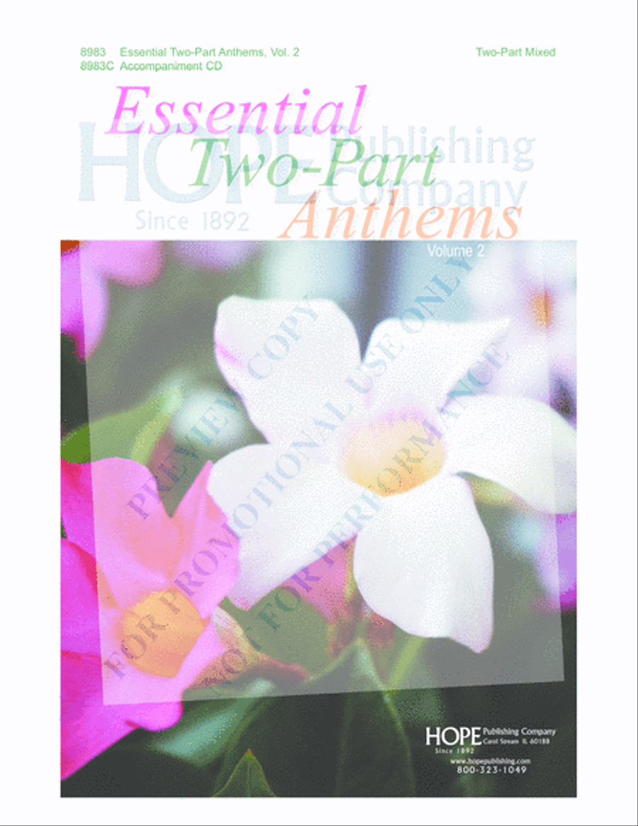 Essential Two-Part Anthems, Vol. 2 2-Part scores gallery preview page 2