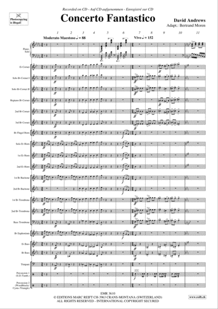Concerto Fantastico Brass Band scores gallery preview page 4