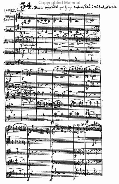 Quintet no. 34 for two violins, two violas and cello - Opus 82