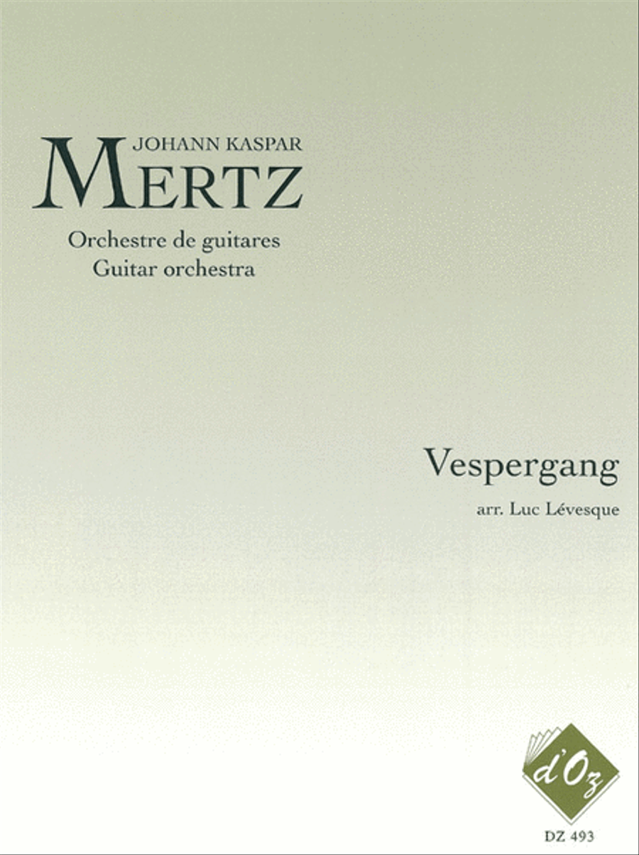 Vespergang Vespergang Guitar Ensemble scores gallery preview page 1