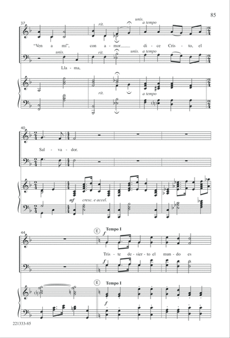 Siervos de Jesus Siervos de Jesus 4-Part scores gallery preview page 89