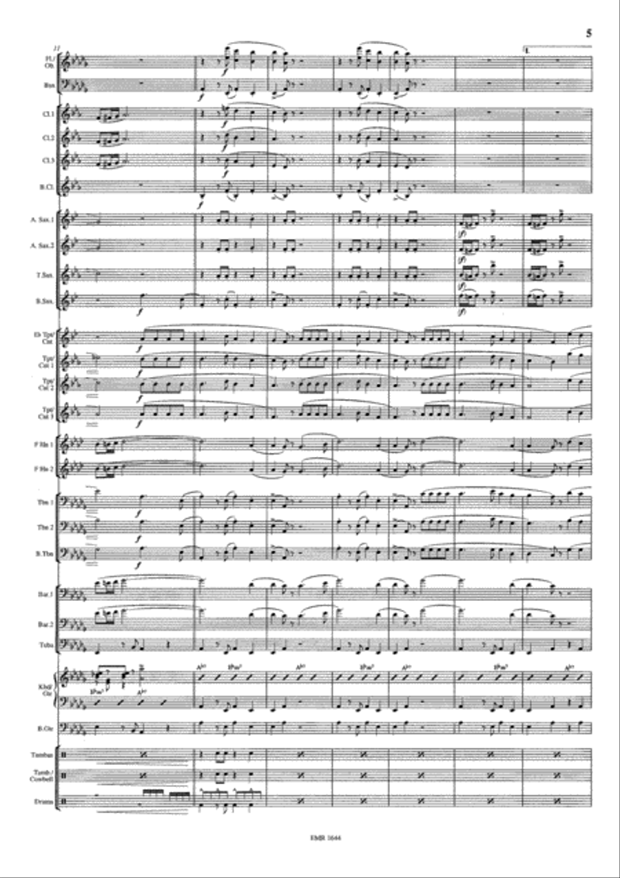 Arrivederci, Roma Arrivederci, Roma Concert Band scores gallery preview page 6