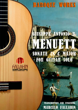 MENUETT - GIUSEPPE ANTONIO - FOR GUITAR SOLO