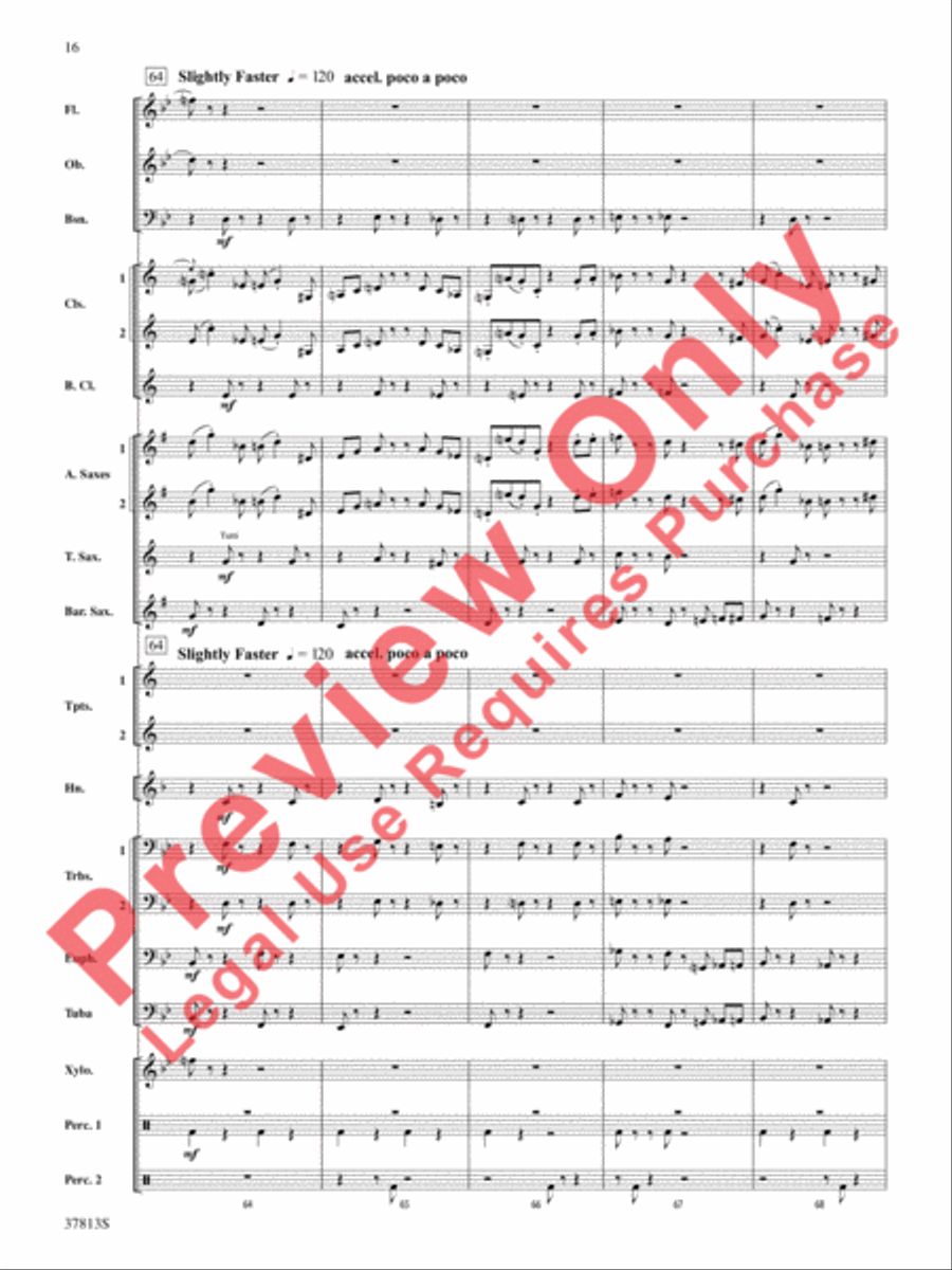 Ants in My Pants Concert Band scores gallery preview page 16