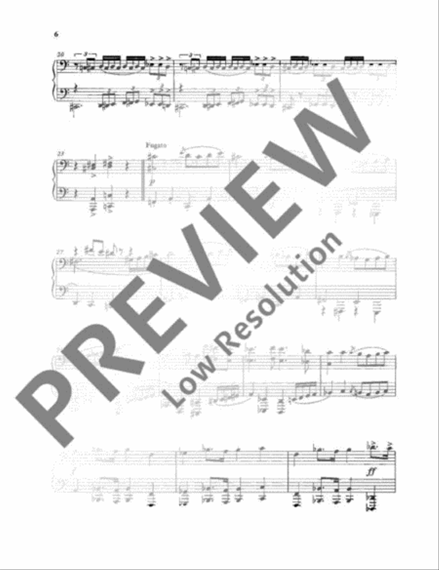 Ragtime Piano Duet scores gallery preview page 7
