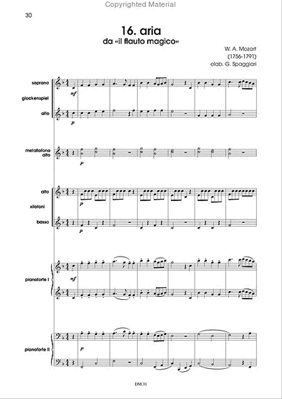 Fare musica insieme N. 1. Musica per strumentario Orff Collection / Songbook scores gallery preview page 4